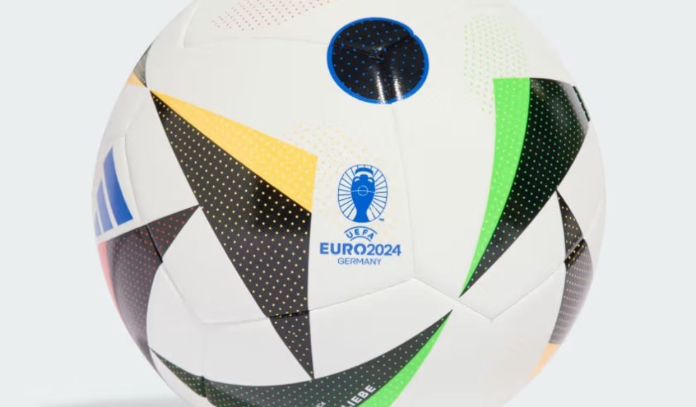 A ball displaying the Euro 2024 logo