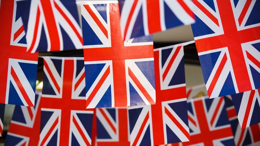 Union Jack flags