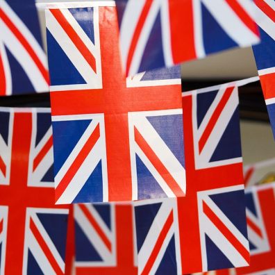 Union Jack flags